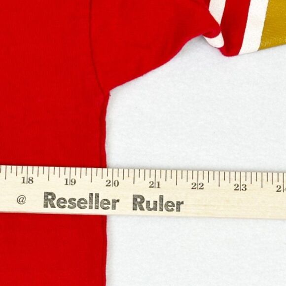 Vintage 1982 USFL Philadelphia Stars Shirt Red Large Jersey Style Single Stitch - Picture 10 of 11